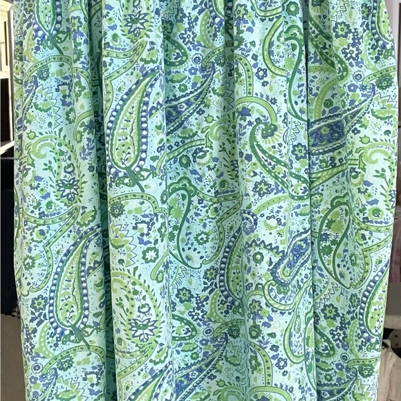 Styled by Saybury 80’s Vintage Paisley Sundress Smocked Bodice LARGE 100% Cotton - Picture 10 of 11